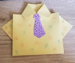 Easy and intressing origami work.paper size: Father S Day T Shirt Card