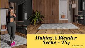 Blender scenes sims 4