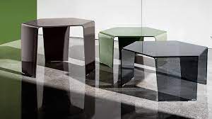 Awaken to a tropical chorus of motmots, toucans, and fruitcrows. 3 Feet Glass Design Hexagonal Coffee Table Sovet