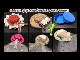 Plastik Sise Kapagindan Mini Sapka Yapimi Nikah Sekeri Diy Miniature Hat From Plastic Bottle Cap Youtube Plastik Sise Sise Kapagi Nikah Sekerleri