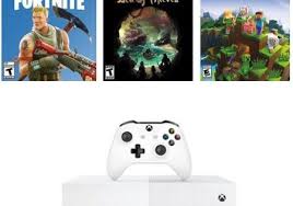 Microsoft Xbox One S 1tb All Digital Edition 3 Game Bundle Disc Free Gaming White Njp 00050 Walmart Com Xbox One S 1tb Xbox One S Xbox One