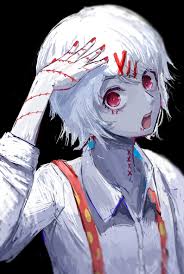 Rule 34 Dev - 1boy a_clockwork_orange alex_delarge alex_delarge_(cosplay)  awara_kayu black_hat blood blood_on_clothes commentary_request cosplay  from_side grey_background grey_eyes hand_on_headwear hat holding  holding_knife knife limited_palette ...