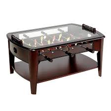 Barrington 42 Furniture Foosball Soccer Coffee Table Brown Walmart Com In 2020 Coffee Table Arcade Arcade Game Room Game Room