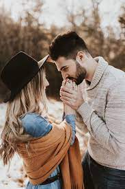 Bohemian Free People Style Engagement Shoot Styled Engagement Shoot Couple Photography Poses Winter Engagement Photos