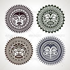 Vectors Polynesian Tattoo Styled Masks Graphicriver Polynesian Tattoo Meanings Polynesian Tattoo Designs Maori Tattoo