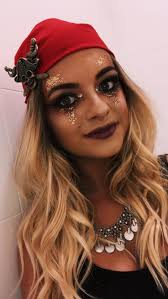 Pirate Halloween Makeup Pirat Schminken Frau Fasching Schminken Pirat Piratenkostum Diy