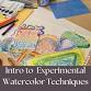 Introduction to experimental watercolor techniques event image