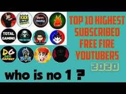 Free fire global top 1 push and grandmaster rank season 16 without double rank token garena free fire live streamer. Top 10 Highest Subscribed Free Fire Youtube Channels In The World 2020 Who Is Best Who Is Top1 Youtube