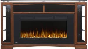 Romano electric fireplace, in salem antique oak. Napoleon Nefp421715bw Shelton Fireplace Mantel Package With 42 Inch Allure Phantom Electric Fireplace Glass Shelves Pedestal Base Side Swing Doors Tempered Glass Top Round Accent Posts Media Compartment And Motion Sensor Led Lights