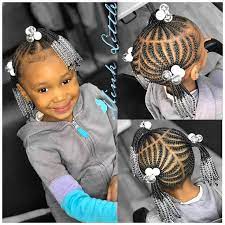 Kid Friendly And Super Cute Kids Braids With Weave Added In Every Braid Please Note That Adding W Braids For Kids Kids Braided Hairstyles Braids With Weave
