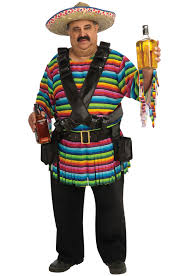 This is an easy costume to put together and all you need is a poncho, sombrero, and a mexican mustache. Mexican Costumes Off 67