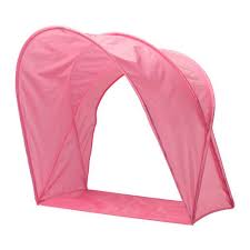 Sufflett Bed Tent Pink 70 97 Ikea In 2020 Bed Tent Tent Ikea Bed