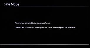 How To Get Ps4 Out Of Safe Mode Driver Easy