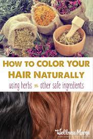 If you color your hair without chemicals, you must use natural ingredients; Natural Hair Dye Recipes For Any Hair Color Natural Hair Styles Herbal Hair Dye Dyed Natural Hair