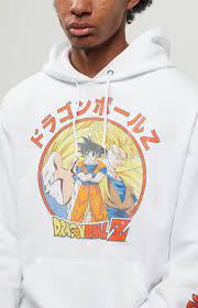 Shop anime merchandise for the otaku fandom! White Dragon Ball Z Hoodie Pacsun