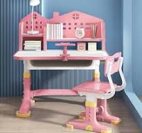 Ensemble Bureau Et Chaise Pour Enfants, Bureau Réglable En Hauteur, Bureau  Enfant Avec Rangement, Bureau Pour Enfants Réglable Avec Tiroirs, Bureau D'  ...