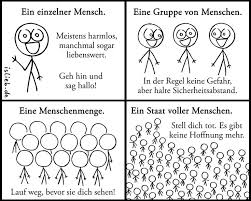 Mensch Humancomic Is Lieb Ein Einzelner Mensch Meistens Harmlos Manchmal Sogar Liebenswert Geh Hin Und Sag Hallo Eine Gruppe Vo Traurig Zitate Schlaue Spruche Und Comic