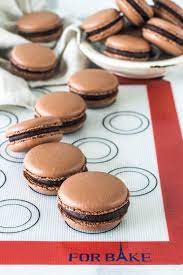 Chocolate Macarons Recipe Chocolate Macaron Recipe Macaron Recipe French Macaroon Recipes