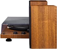 Crosley C62 Belt Drive Bluetooth Turntable System With Included Speakers Walnut Amazon Co Uk Electronics Photo