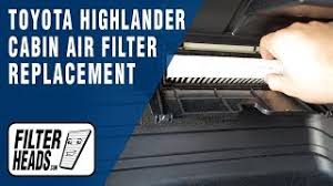 100% satisfaction guarantee on any washable cabin air filter for toyota models! How To Replace Cabin Air Filter 2015 Toyota Highlander Youtube