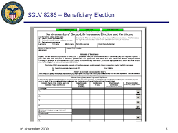 Veterans Group Life Insurance Claim Form Rate Chart Phone