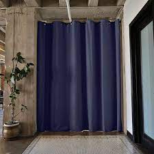 Roomdividersnow Premium Heavyweight Room Divider Curtain 8ft Tall X 15ft Wide Harbor Blue Walmart Com Hanging Room Dividers Room Divider Curtain Room Divider