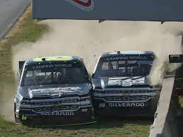 Eveyone loves a nascar fight. Nemechek Wins Wild One In Nascar Truck Race At Ctmp Accesswdun Com