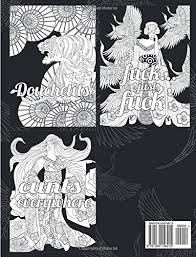 There are fun, snarky sayings. Swear Word Coloring Book With Hilarious Sweary Phrases And Beautiful Stress Relieving Animal And Flower Patterns