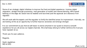 Check spelling or type a new query. Hdfc Bank Cares On Twitter Our Md S Communication To Customers On The Rbi Order Hdfc Bank Hdfcbanknews