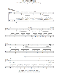 Chordify is your #1 platform for chords. Ac Dc Thunderstruck Drum Sheet Music Epic Sheet Music