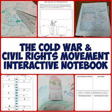 Cold War And Civil Rights Movement Interactive Notebook Bundle Teaching History Interactive Notebooks History Classroom