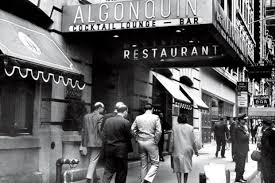 1965 50 W 44th St Algonquin Hotel People Walking Past The Hotel And On 44th St A 181 Room Hotel That Algonquin Hotel Algonquin New York City Manhattan