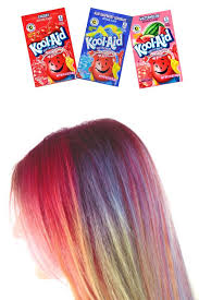 There are some dye jobs that are best left to the professionals: Kool Aid Hair Dye Kool Aid Hair Kool Aid Hair Dye Homemade Hair Dye