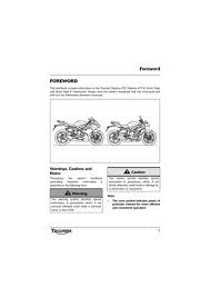 Together the companies specified öhlins'. Owner S Manual Triumph Daytona 675 Abs By Mototainment Ducati Triumph New York Issuu