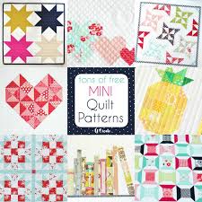 There can be different styles of modern and classic star quilts like the lone star, ribbon star, lucky star, etc. Free Mini Quilt Patterns U Create