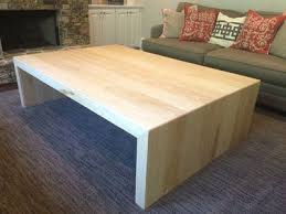Time to get a river table! Custom Ash Lumber Wood Waterfall Coffee Table Coffee Table Coffee Table Wood Table