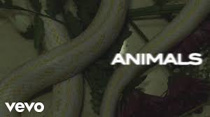 Maroon 5 Animals Lyric Video Youtube