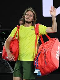 Any sweat will immediately create an unmissable dark patch and that's exactly what happened to. Stefanos Tsitsipas Shorts Sweatshirts And Adidas Lose In Semifinals At The Australian Open 2021 As A Result Of Daniil Medvedev Tennis News Sydney News Today