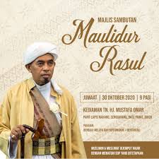 Bersempena dengan sambutan maulidur rasul tahun 2020 yang jatuh pada hari khamis, 29 oktober 2020. Abnaa Ul Jawi Majlis Maulidur Rasul Bersama Tg Sheikh Facebook