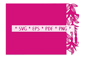 Download Fuchsia Lace Edged Card Svg Cut File Graphic By Nic Squirrell Creative Fabrica SVG Cut Files
