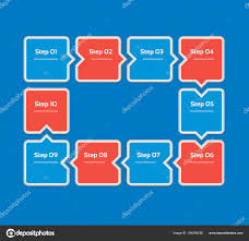 Vector Progress Background Template For Diagram Graph