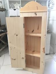 Landhaus Schmal Wand Schrank Regal Holz Natur Kuche Bad Shabby In Rheinland Pfalz Erbes Budesheim Ebay Kleinanzeigen