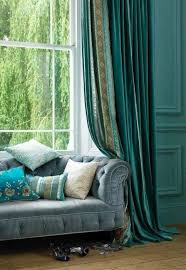 Turquoise Biryuzovye Gostinye Indijskie Interery Yarkie Gostinye