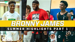 James shares the teen with his wife, savannah brinson, as well as bryce, 14, and zuri, 6. Bronny James Is A Young King Lebron James Jr Summer Highlights Part 1 Youtube