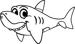 Be careful when coloring the hungry sharks! Baby Shark Coloring Pages Coloring Home