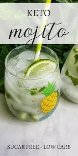 This Mojito Sounds Amazing Now I Have A Drink That Won T Kick Me Out Of Ketosis I Can T Wait To Try This So Pinning Keto Keto Diet Menu Low Carb Smoothies