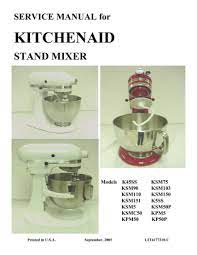 Kitchenaid mixers have been around for the consumer since 1919. Service Manual For Kitchenaid Manualzz