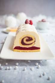 Buche De Noel Vanille Et Framboise Recette Buche De Noel Vanille Buche De Noel Recette Dessert Noel