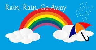 Rain Rain Go Away Instrumental Lyrics Video For Karaoke Preschool Writing Rhymes For Kids Lyrics Videos