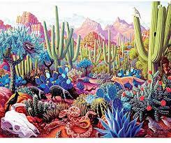 Beginning with painting instruction at home is easy. Amazon Com Diy Paint By Numbers For Adults Diy Oil Painting Kit For Kids Beginner Tropical Cactus 16 X20